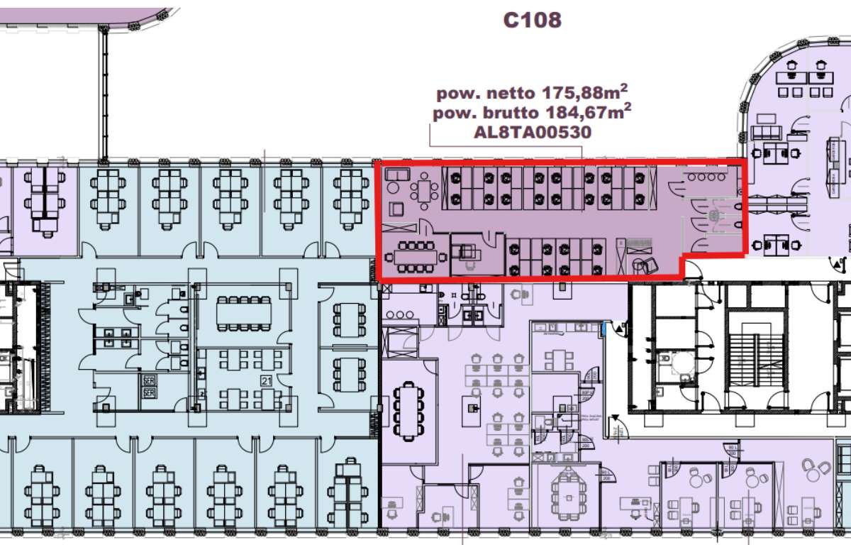 Biuro do wynajęcia, Katowice, 184.67 m2