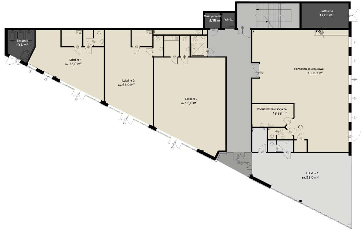 Usable Premises for rent, Stara Iwiczna, 55.0 sqm